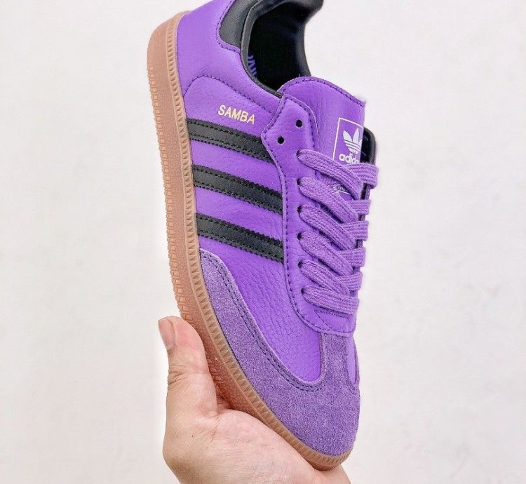 adidas shoes Samba OG 'Shadow Violet Gum' - IE7012