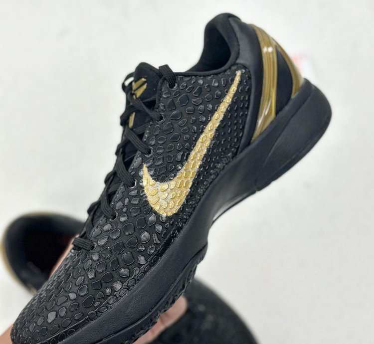 Nike Kobe 6 BHM Black Gold - 429659-011