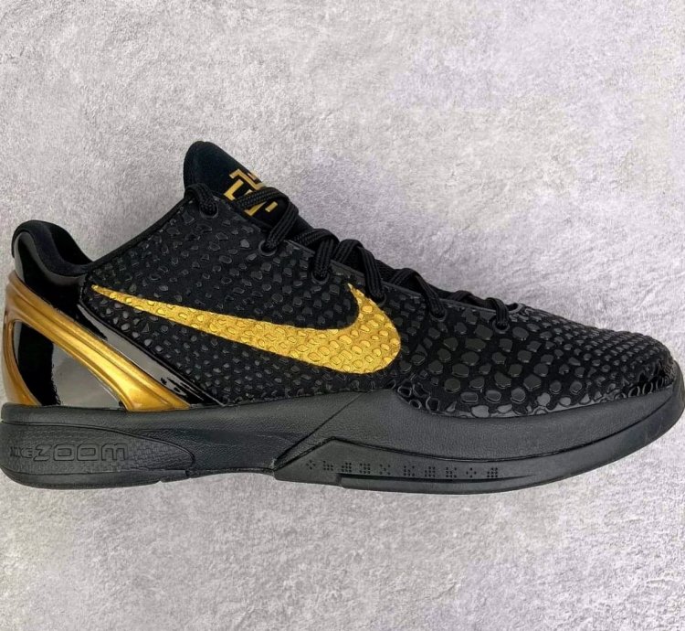 Nike Kobe 6 BHM Black Gold - 429659-011