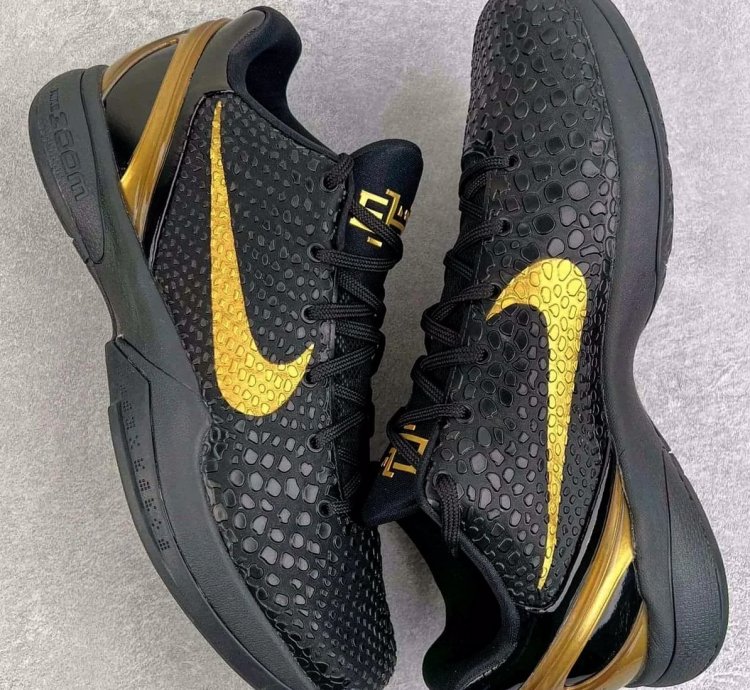 Nike Kobe 6 BHM Black Gold - 429659-011