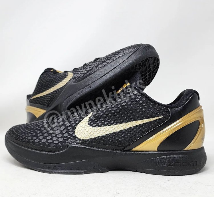 Nike Kobe 6 BHM Black Gold - 429659-011