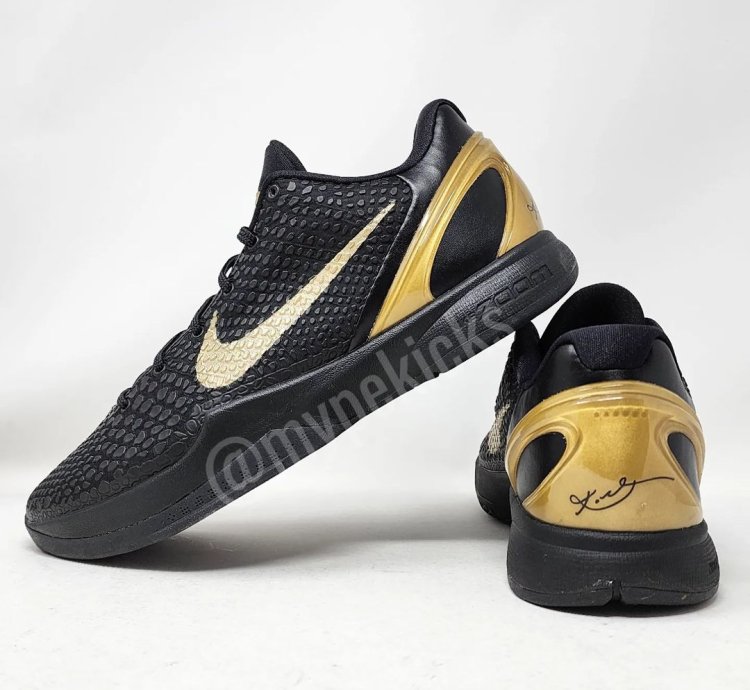 Nike Kobe 6 BHM Black Gold - 429659-011