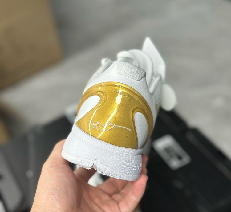 Nike Kobe 6 Protro BHM ' White Metallic Gold '