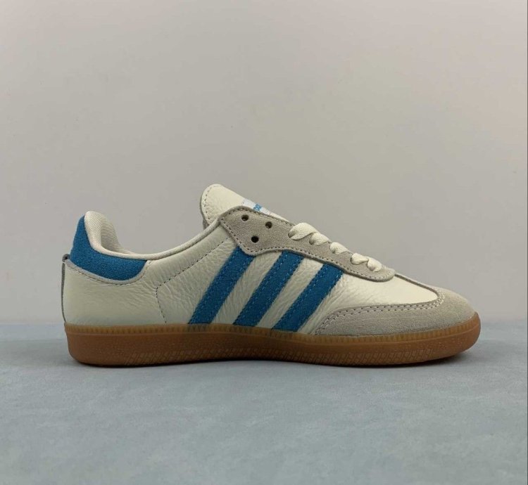 adidas Sporty & Rich Samba OG Cream Blue - IE7096