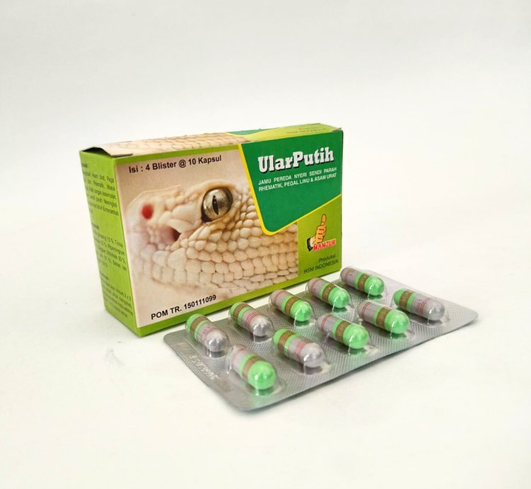 ULAR PUTIH Herbal Capsules – Wild Wasp Honey, Ginseng, Royal Jelly