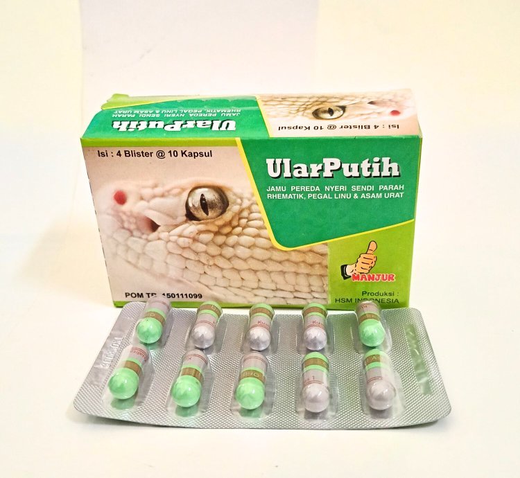 ULAR PUTIH Herbal Capsules – Wild Wasp Honey, Ginseng, Royal Jelly