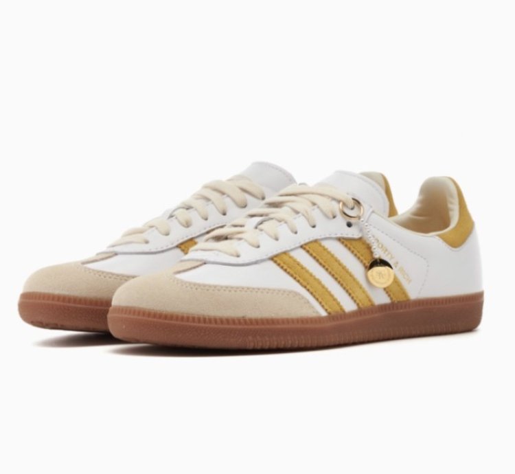 adidas Sporty Rich Samba OG White Bold Gold - IF5661