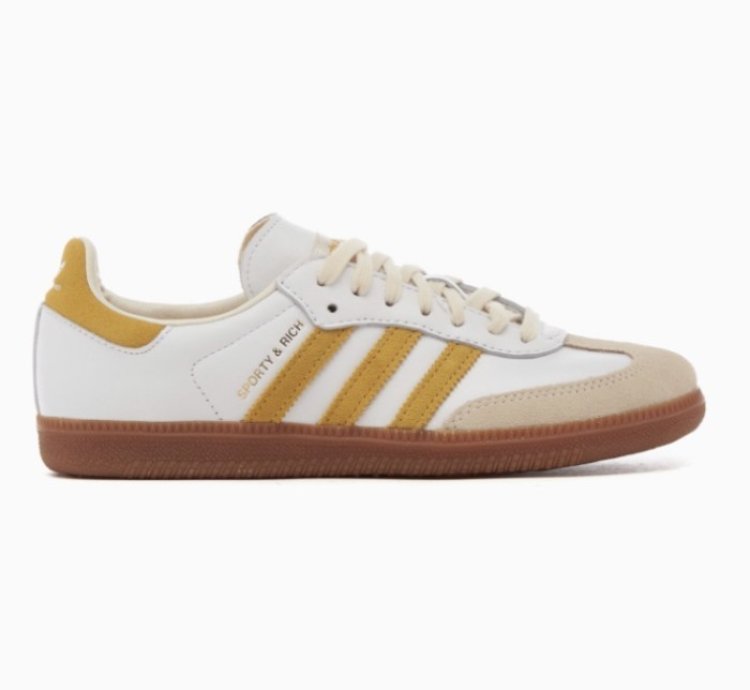 adidas Sporty Rich Samba OG White Bold Gold - IF5661