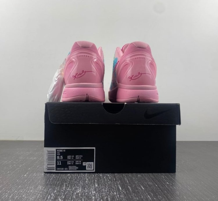 Zoom Kobe 6 ZK6 Pink blue CM2190-621