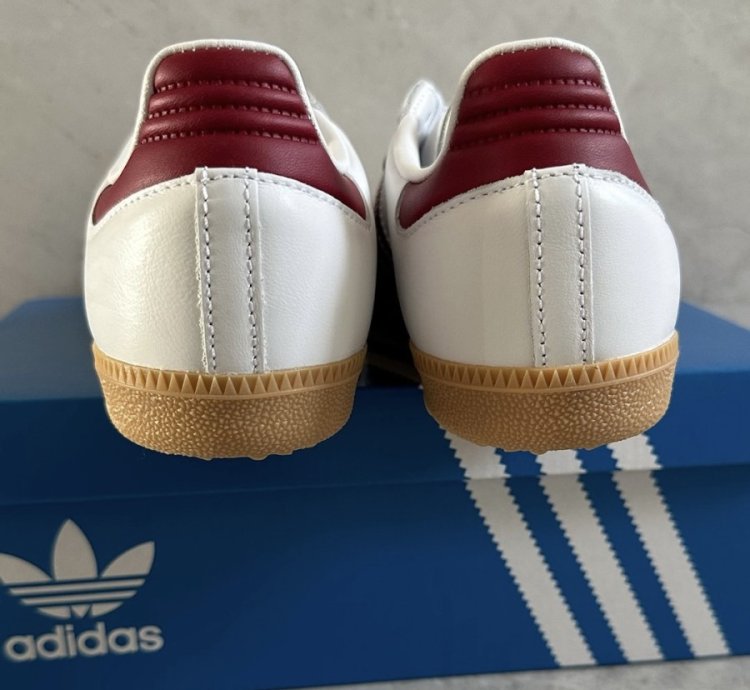 adidas Samba OG White Burgundy Gum - IF3813