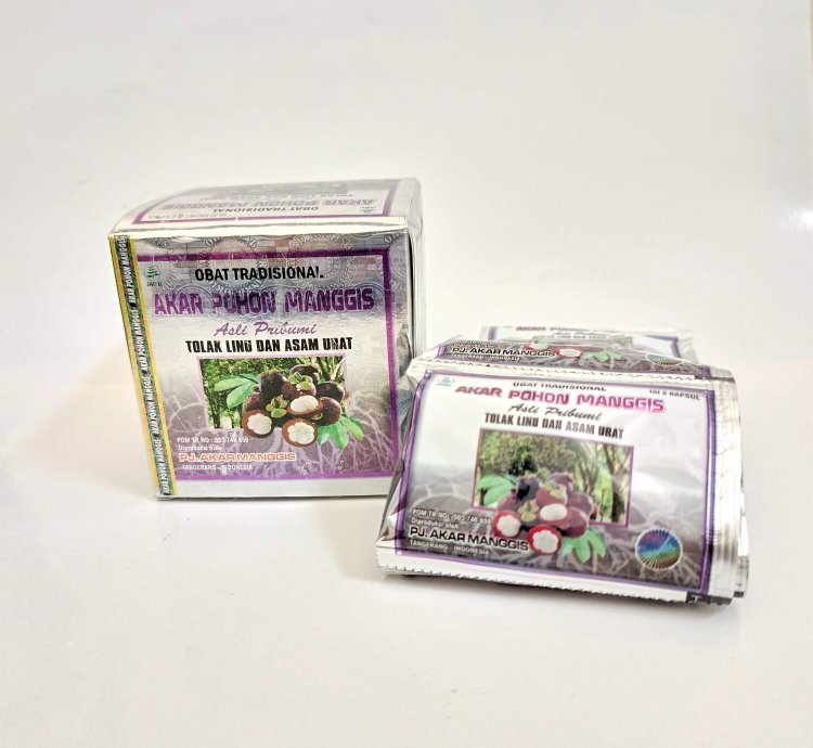 Akar Pohon Manggis Capsules – Herbal Remedy for Gout, Rheumatism & Aches