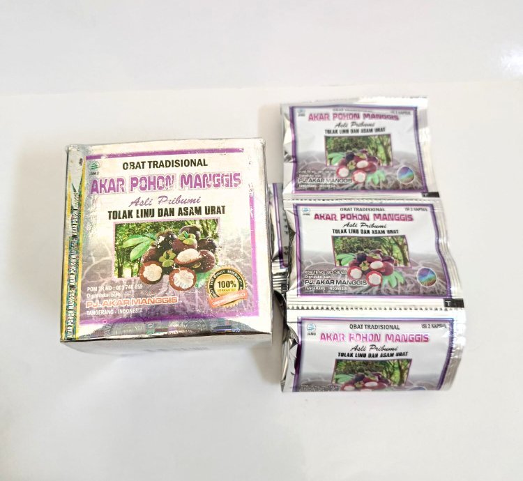 Akar Pohon Manggis Capsules – Herbal Remedy for Gout, Rheumatism & Aches