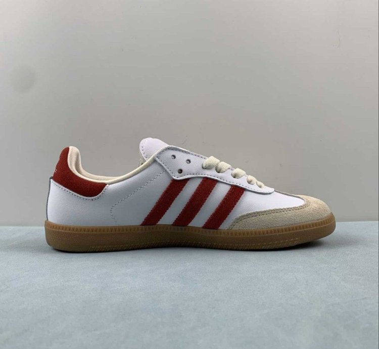 adidas Sporty & Rich Samba OG White Core Burgundy - IF5660