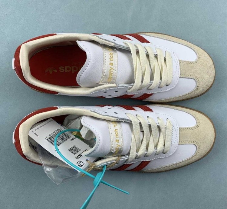 adidas Sporty & Rich Samba OG White Core Burgundy - IF5660