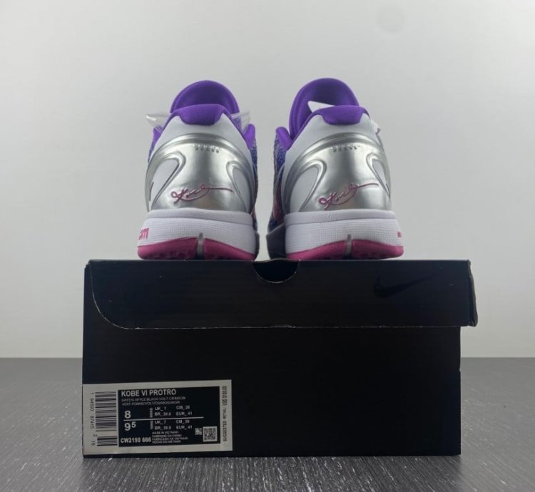 Kobe 6 Protro Purple White Silver Pink