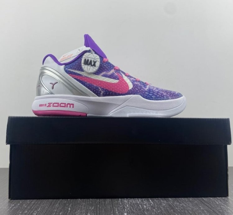 Kobe 6 Protro Purple White Silver Pink