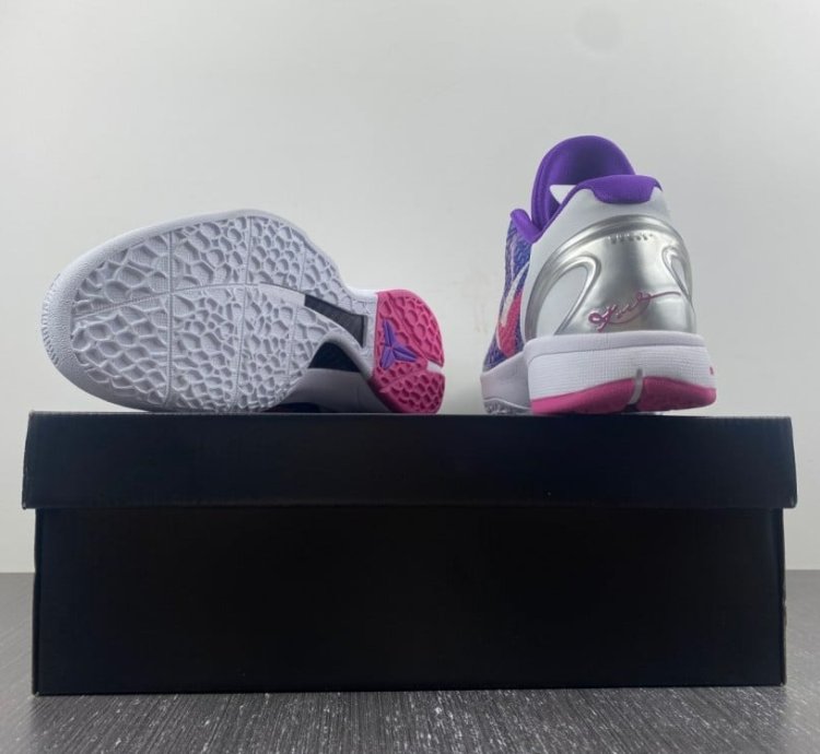 Kobe 6 Protro Purple White Silver Pink