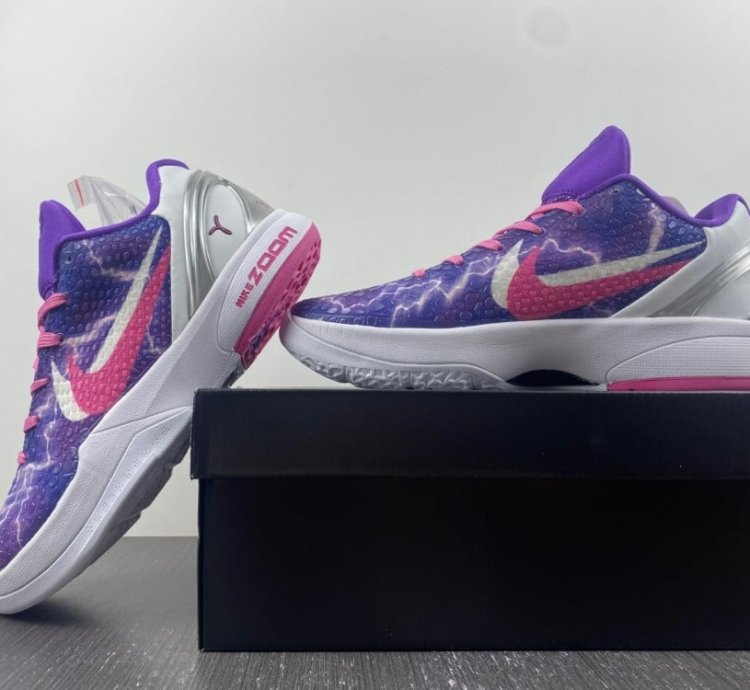 Kobe 6 Protro Purple White Silver Pink