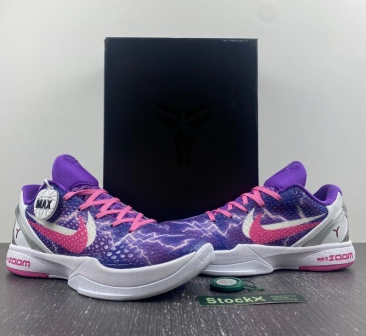 Kobe 6 Protro Purple White Silver Pink