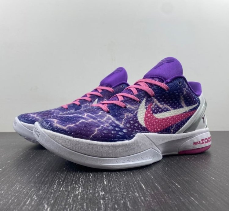 Kobe 6 Protro Purple White Silver Pink