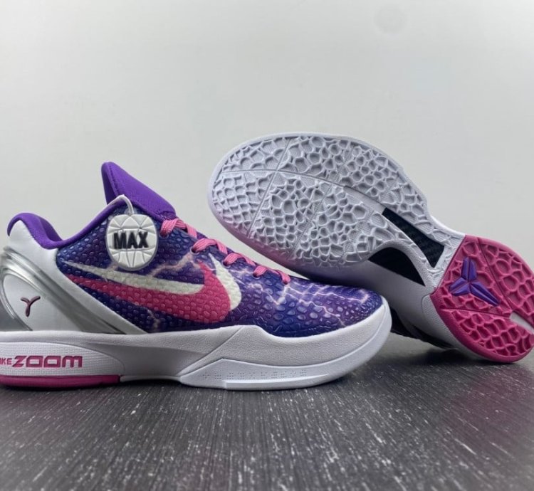 Kobe 6 Protro Purple White Silver Pink