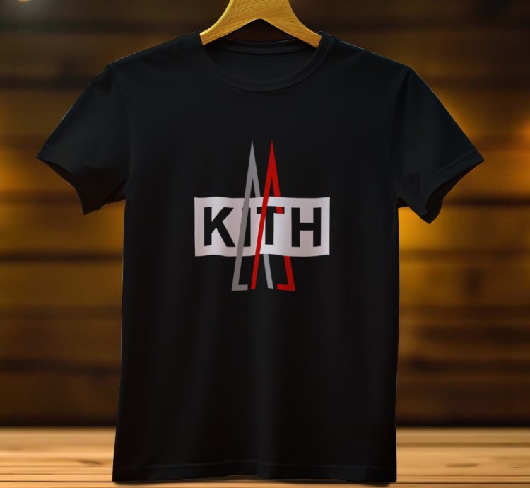 Kith X Moncler Logo Funny Men's T Shirt Size USA