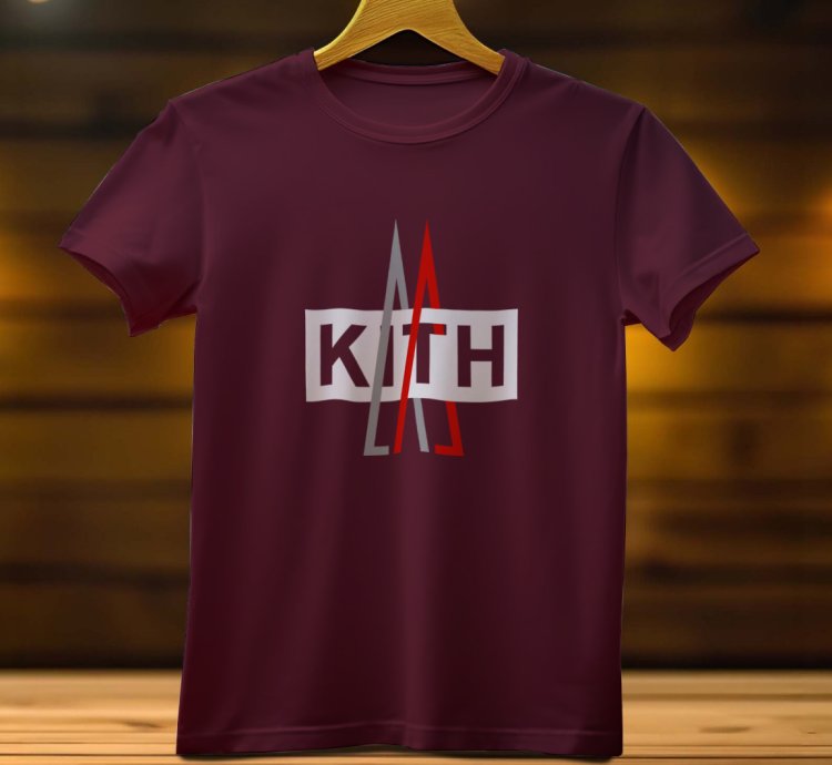 Kith X Moncler Logo Funny Men's T Shirt Size USA