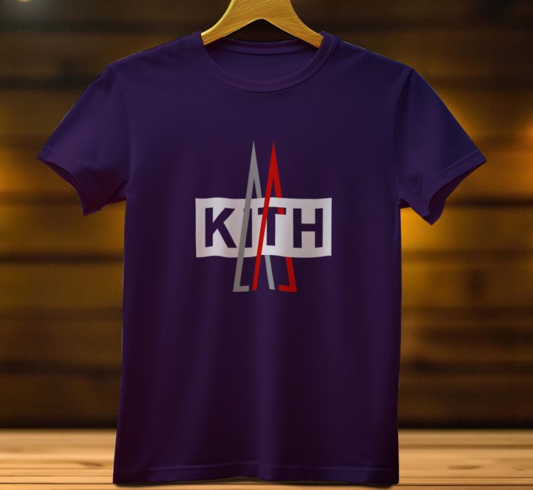 Kith X Moncler Logo Funny Men's T Shirt Size USA