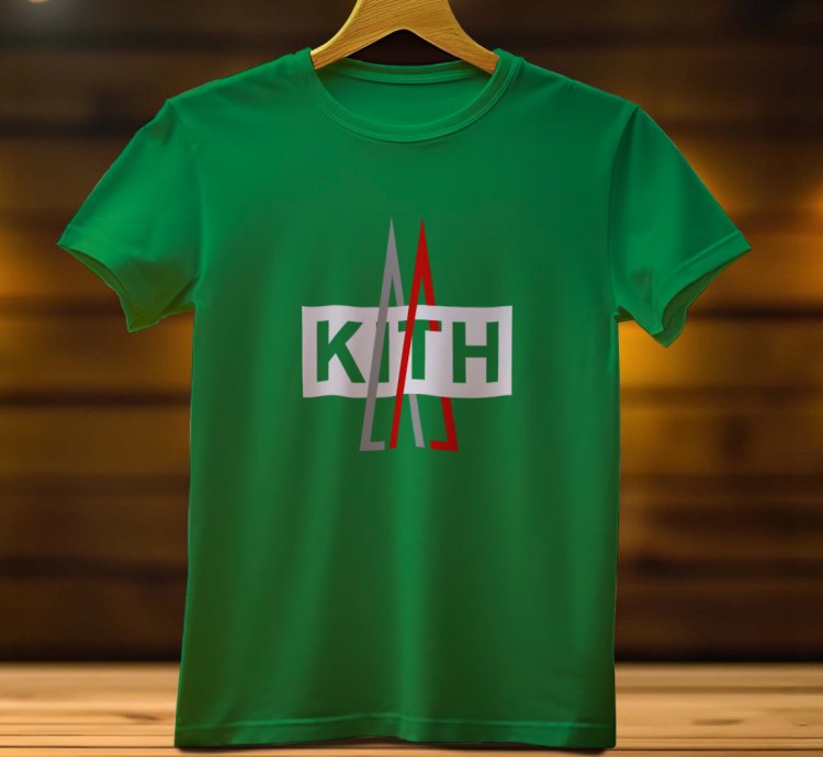 Kith X Moncler Logo Funny Men's T Shirt Size USA