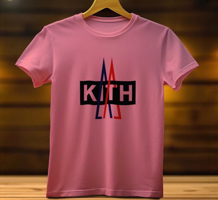 Kith X Moncler Logo Funny Men's T Shirt Size USA