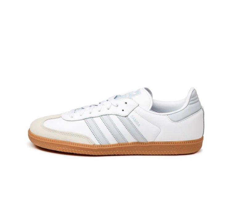 adidas shoes Samba OG White Halo Blue Gum - IE0877