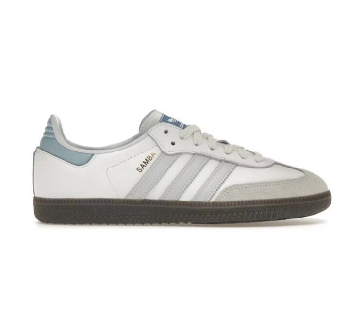 adidas shoes Samba OG White Halo Blue Gum - IE0877