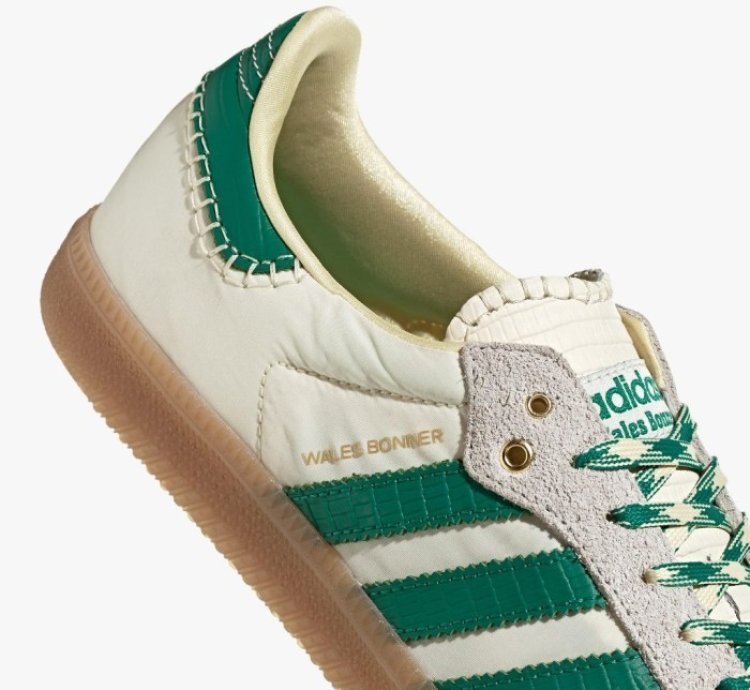 adidas Wales Bonner Samba Cream White Bold Green - GY4344