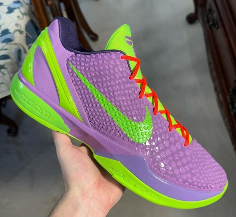 Nike Kobe 6 ' Cheetah ' Purple Green