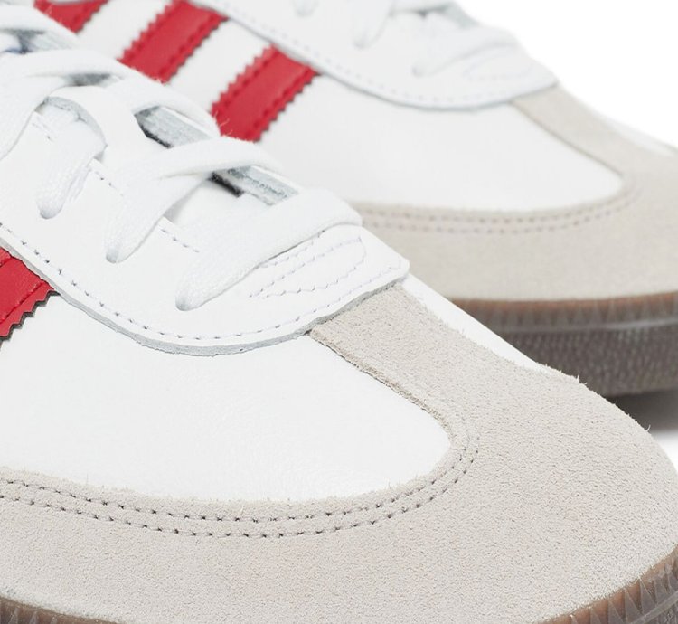 adidas Samba OG White Better Scarlet - IG1025