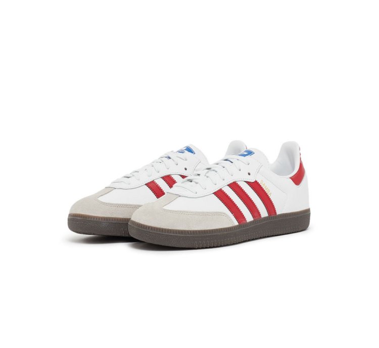 adidas Samba OG White Better Scarlet - IG1025