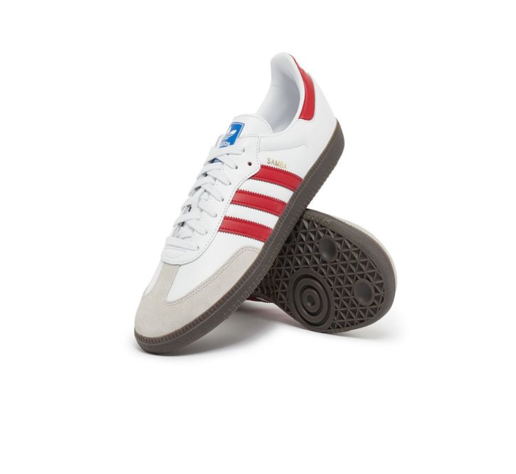 adidas Samba OG White Better Scarlet - IG1025