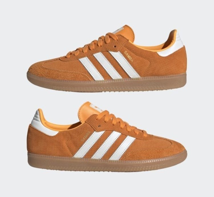 adidas Samba OG Orange Rush Gum - HP7898
