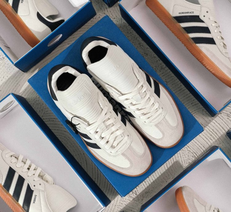 adidas Pharrell Samba Humanrace White - HP3383