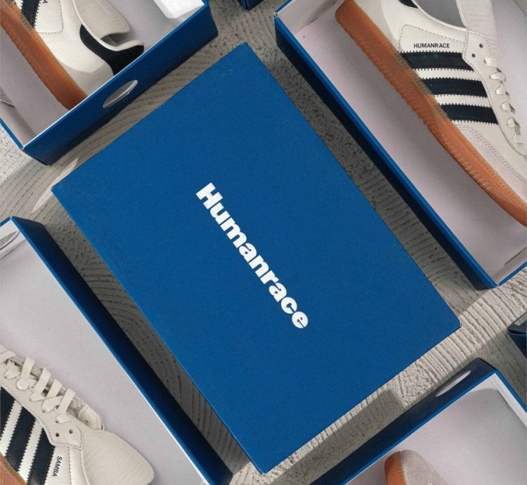 adidas Pharrell Samba Humanrace White - HP3383