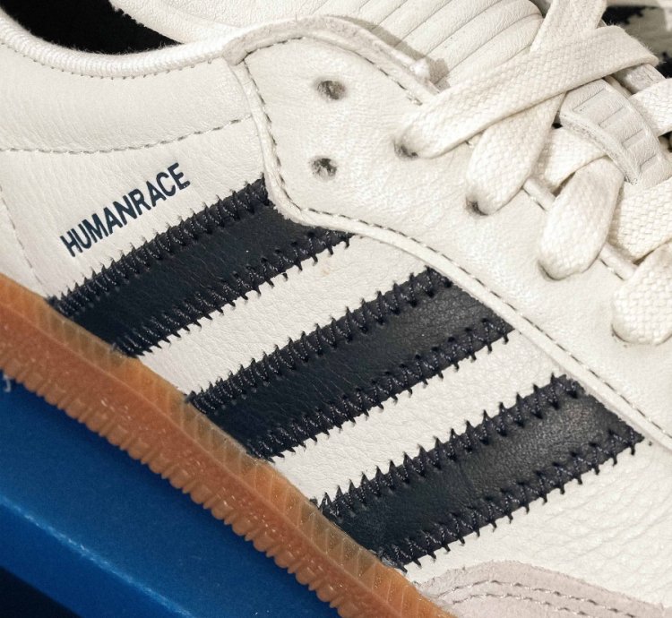 adidas Pharrell Samba Humanrace White - HP3383