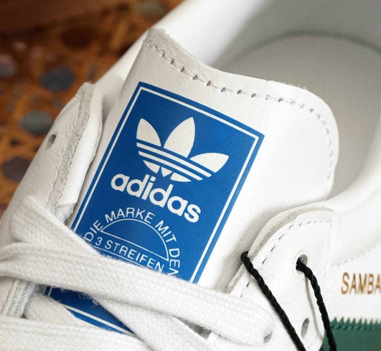 adidas Samba OG White Collegiate Green Gum - IE3437