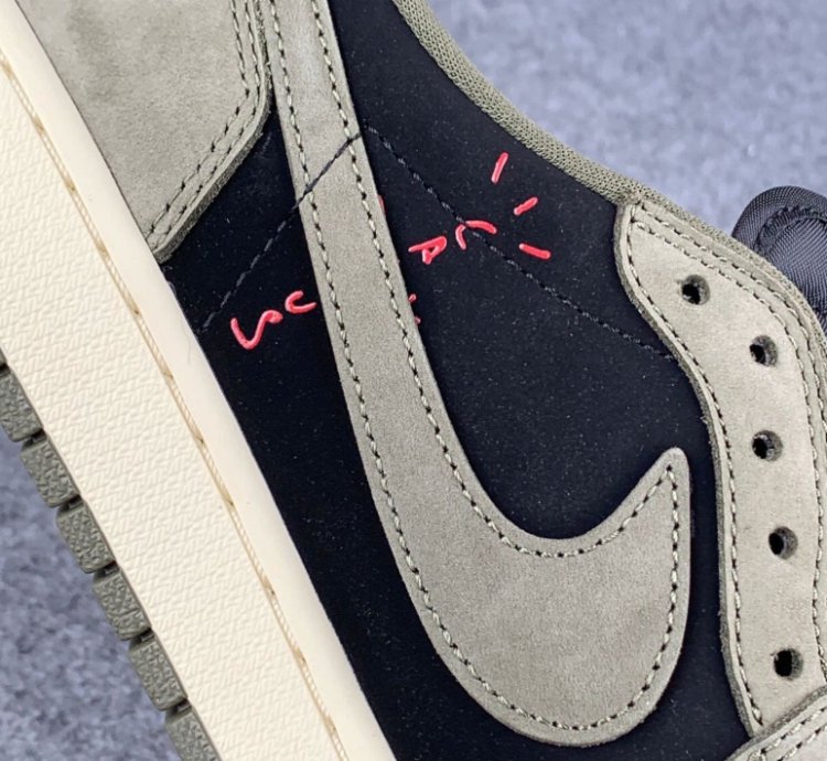 Travis Scott x Air Jordan 1 Low OG Black Olive