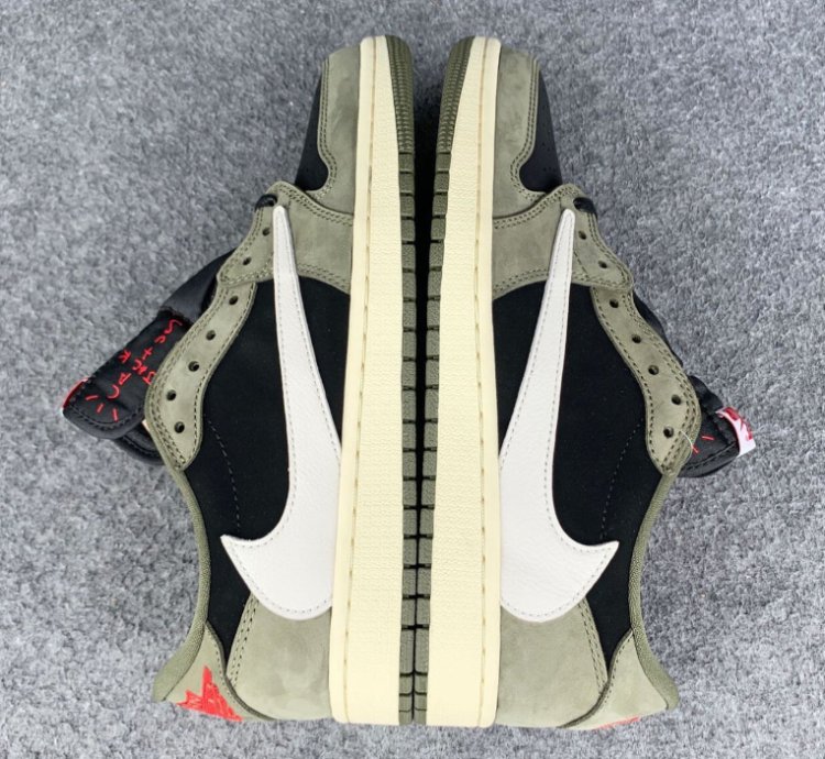 Travis Scott x Air Jordan 1 Low OG Black Olive