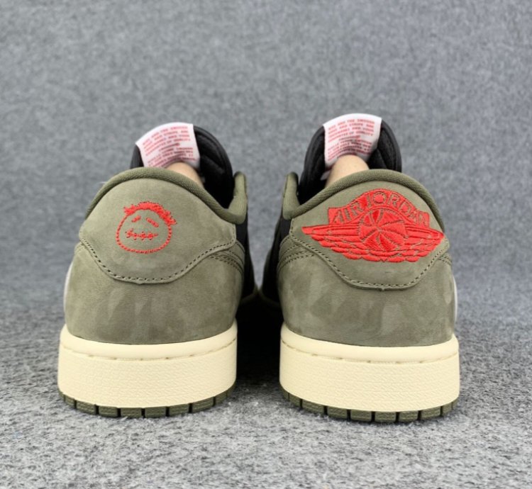 Travis Scott x Air Jordan 1 Low OG Black Olive