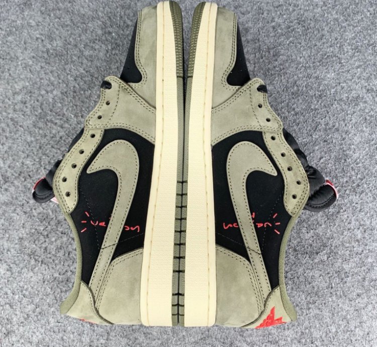 Travis Scott x Air Jordan 1 Low OG Black Olive