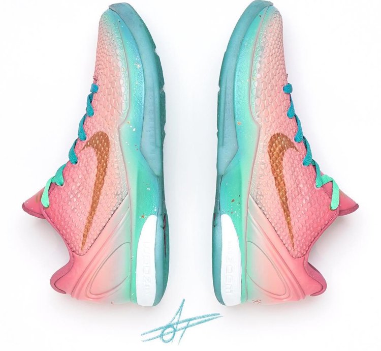 Nike Kobe 6 Protro ' Peach Green '