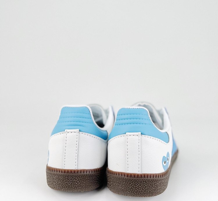 adidas OG Samba x CDG Play White Blue
