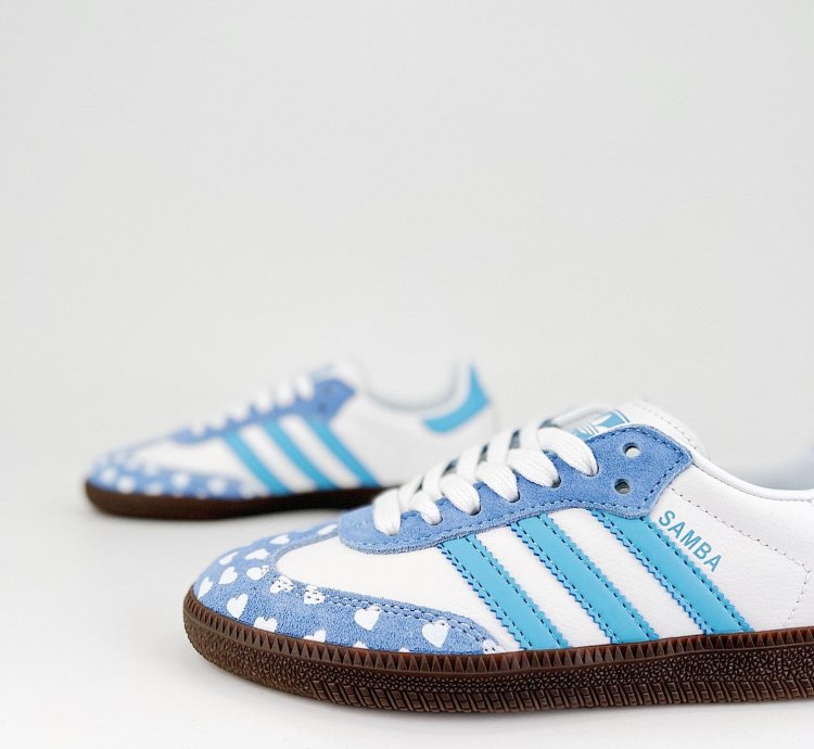 adidas OG Samba x CDG Play White Blue