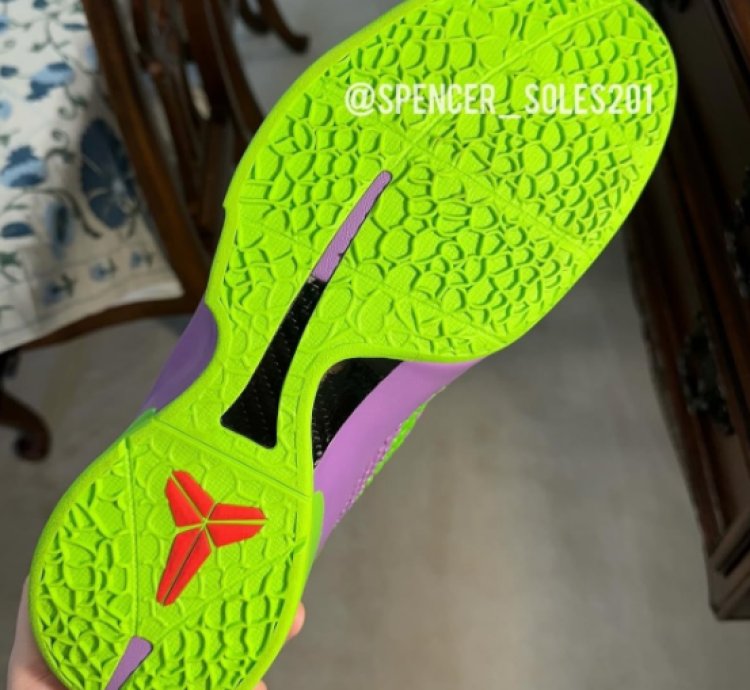 Nike Kobe 6 ' Cheetah ' Purple Green
